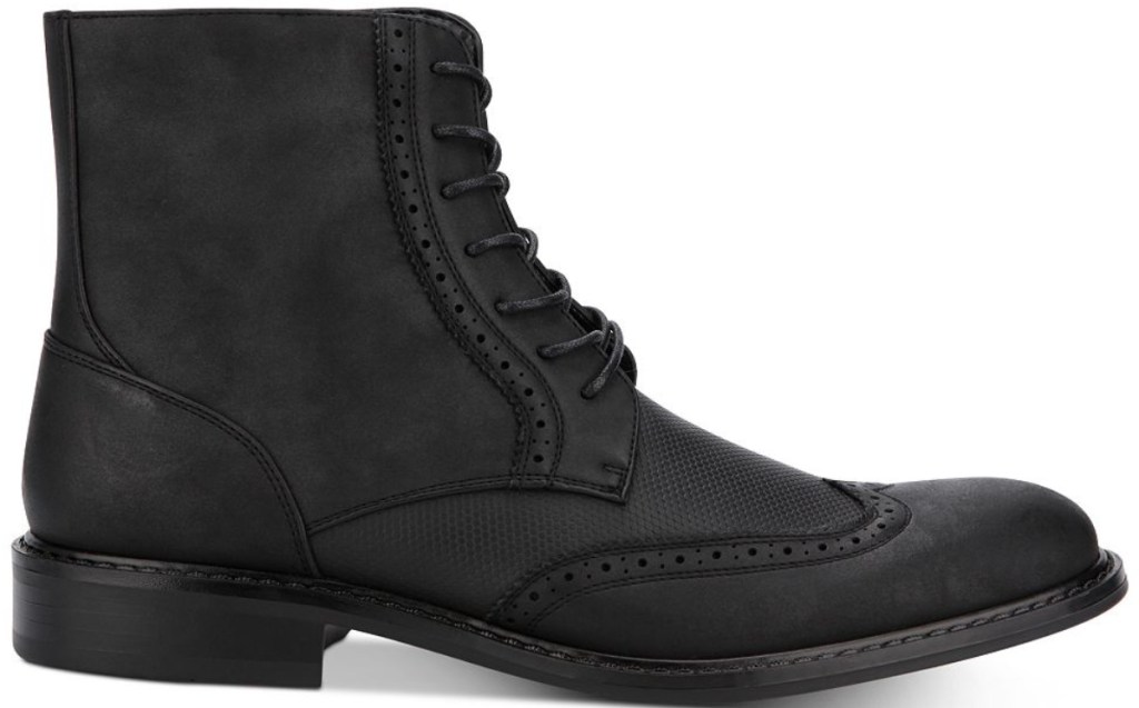 mens black lace up boots