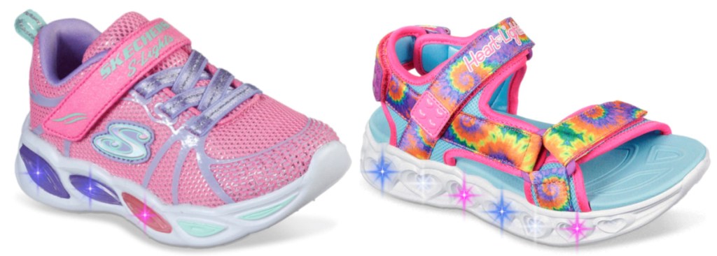 Skecher light-up shoes for girls