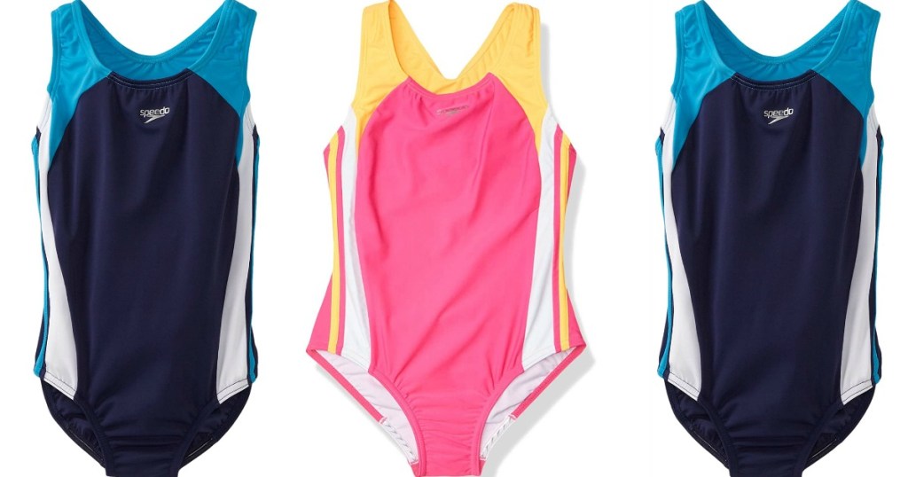 three girls swimsuits