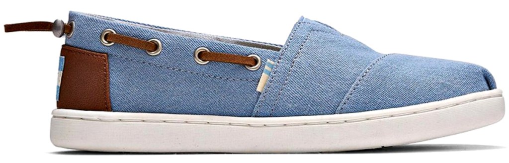 TOMS Boys Navy Denim Bimini Alpargatas