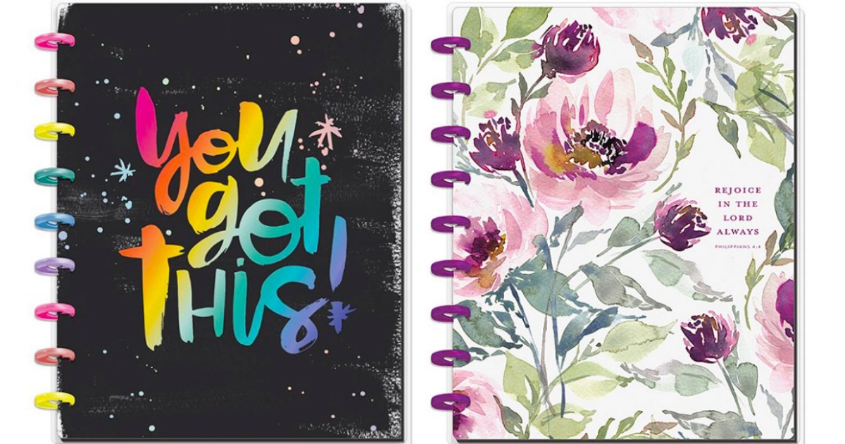 Various designs of The Happy Planners