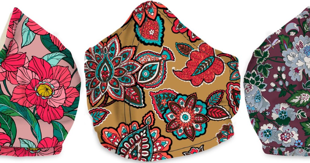 3 vera bradley non-medical face masks