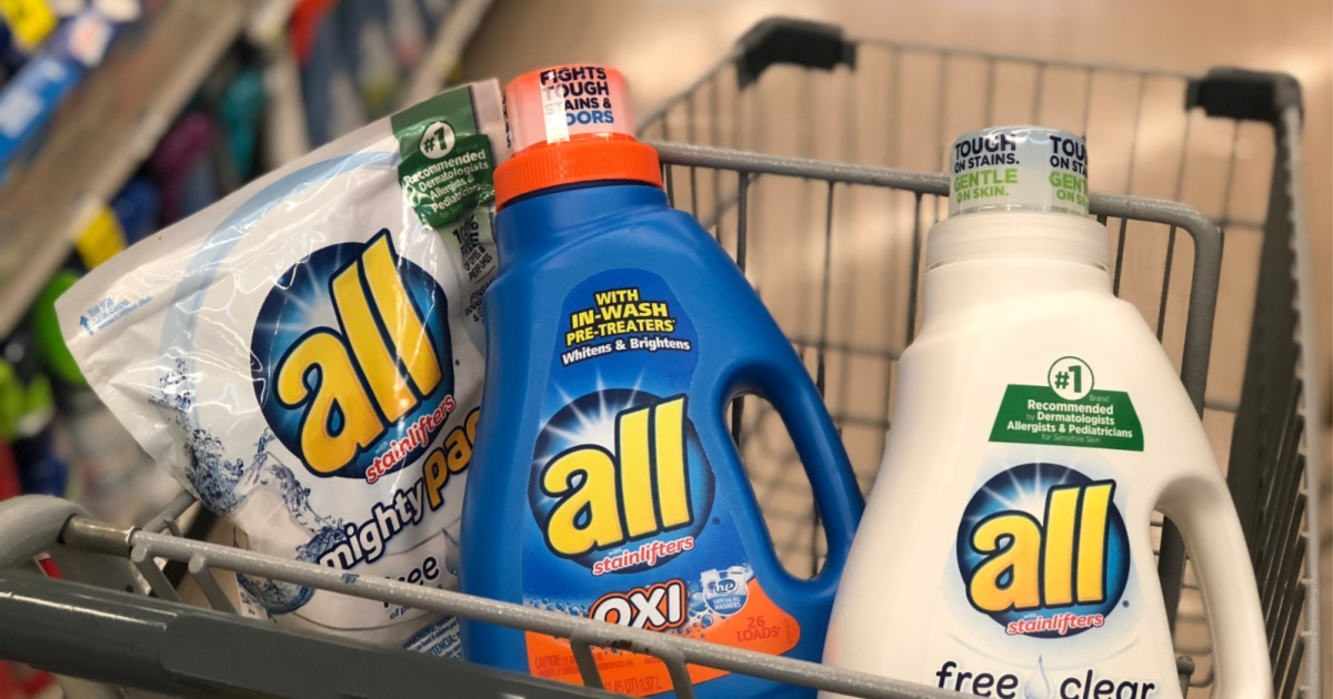 all laundry detergent in cart