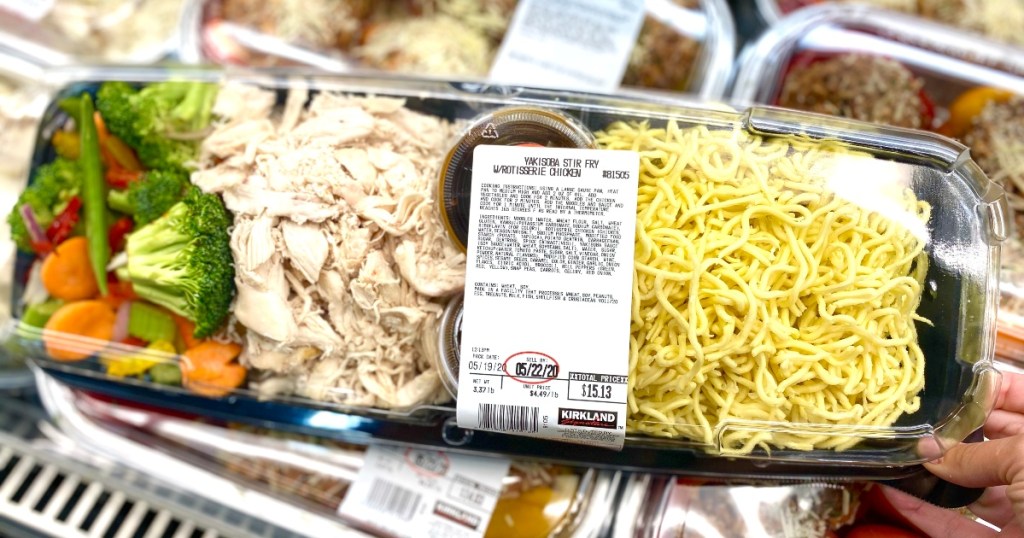 Yakisoba meal kit at Costco