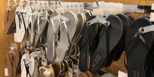 Lauren Conrad Women’s Flip Flops from $3 Each on Kohls.online (Regularly $17)