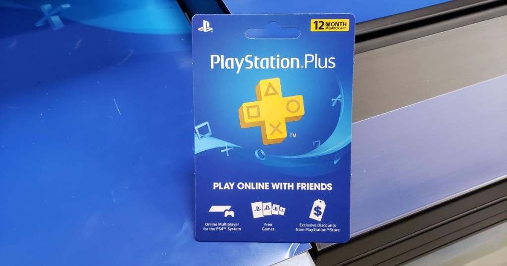 playstation plus card 1 year membership