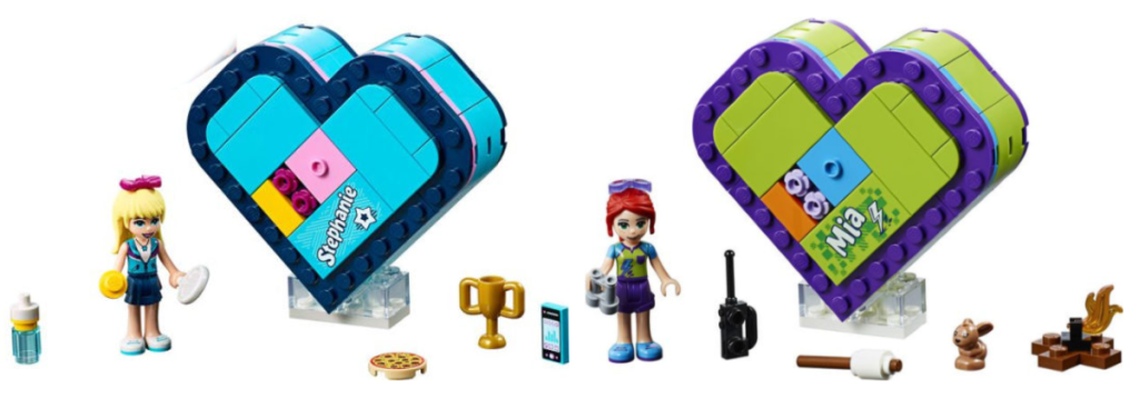 LEGO friends heart boxes