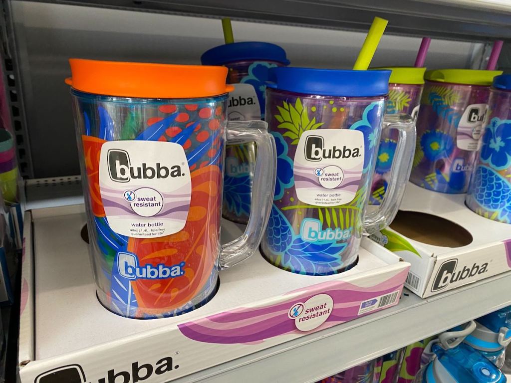 Bubba Tumblers on Walmart Shelf