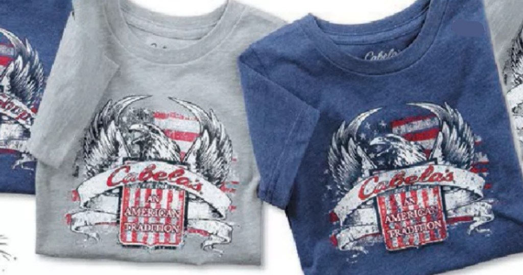 Cabela's Flag Adult Tees