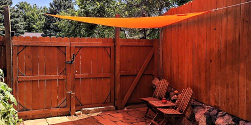 Coolaroo Triangle Shade Sail Just $19.30 on Amazon (Regularly $36)