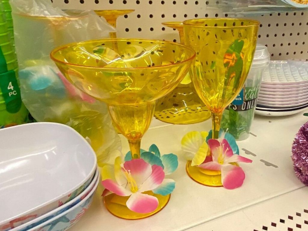 plastic Margarita Glasses