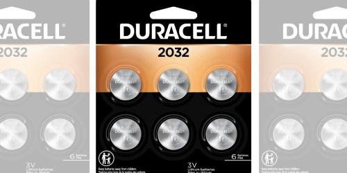 Duracell 3V Lithium Coin Batteries 6-Pack Just $3.80 on Amazon