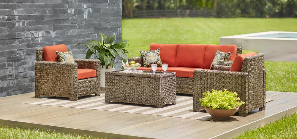 patio furniture outside