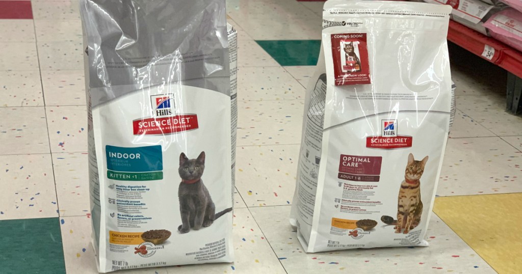 two bags of Hills-Science-Diet-cat-food