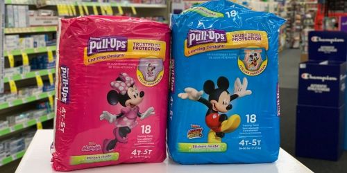 Huggies Pull-Ups Jumbo Packs Only $4.50 Each After Cashback & CVS Rewards