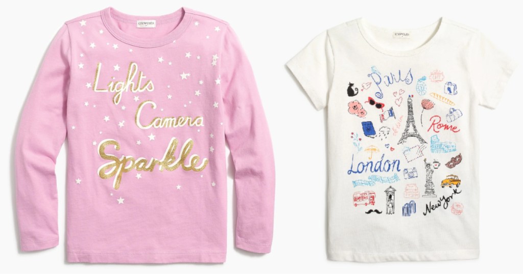 J. Crew Girls tees