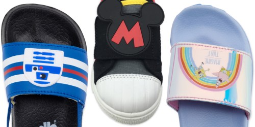 Character Shoes from $7.99 on Walmart.online | Star Wars, SpongeBob, Disney & More