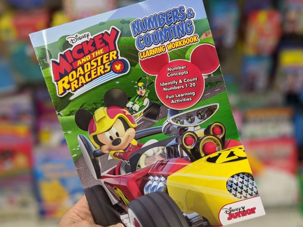 Mickey and the Roadster Races Numbers & Counting Learning Workbook