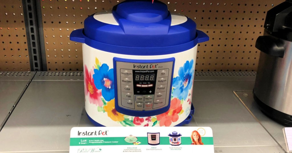 Pioneer Woman Instant Pot on shelf