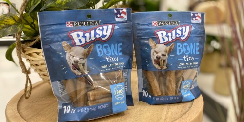 Purina Dog Treats Coupon = Busy Bones Just $1.35 Each at Target