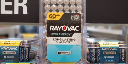 50% Off Rayovac Batteries on Lowes.online | AA, AAA & 9V