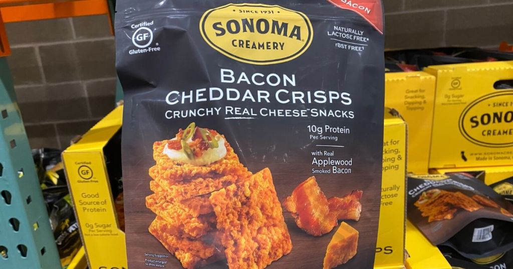 bag of bacon cheddar crisps 