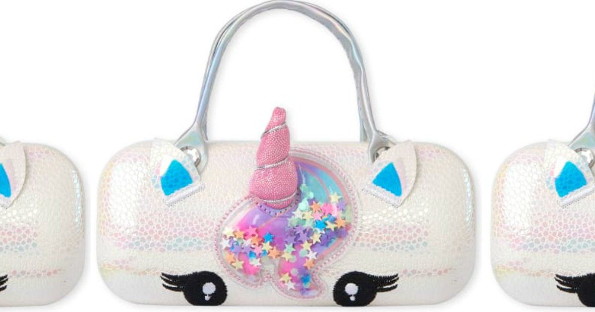 Unicorn themed glasses case