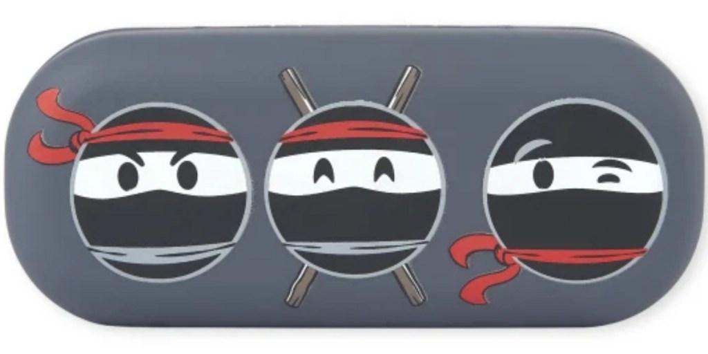 Ninja themed glasses case