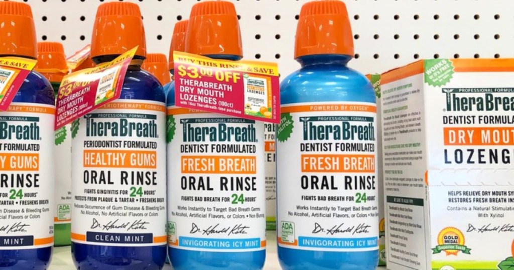 TheraBreath Fresh Breath Invigorating Icy Mint Oral Rinse