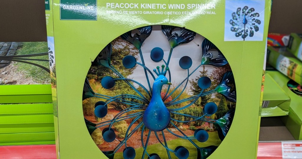 metal wind spinner at ALDI