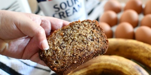 Sour Cream Banana Bread is My New Go-To Bread Recipe!