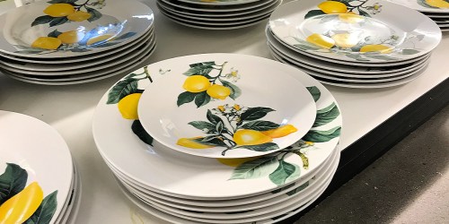 Lemon Dinnerware is Back at Dollar Tree