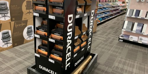 FREE Duracell Battery 12-Packs After Office Depot Rewards