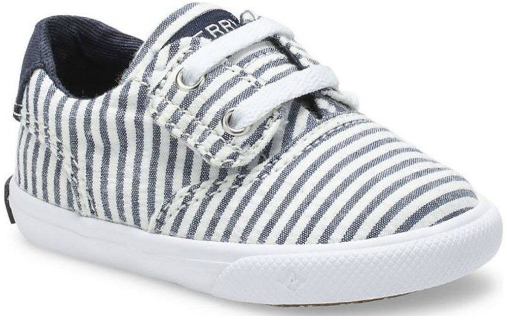 small striped kids shoe