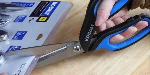 Kobalt Heavy Duty Stainless Steel Scissors 2-Pack ONLY $7.98 on Lowes.online (Regularly $15)