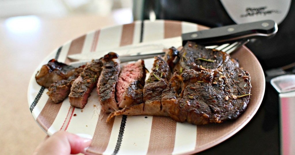 reheated steak in the air fryer