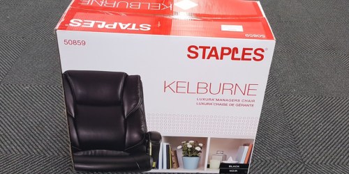 Up to 60% Off Office Chairs on Staples.online + FREE Shipping