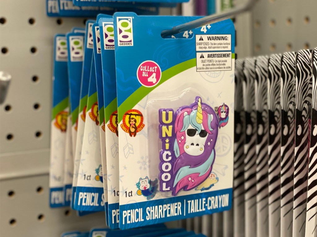 unicool pencil sharpener at dollar tree