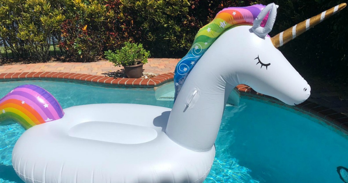 Pool Floats from $5.99 Shipped on Woot.online | Unicorn, Flamingo, & More