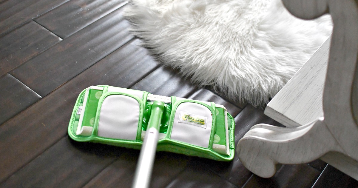 using swiffer turbo pads on hardwood flooring