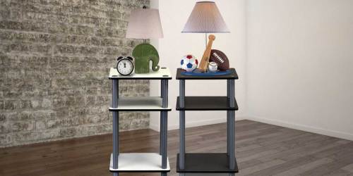 3-Tier End Tables 2-Pack Just $20 on Walmart.online | Only $10 Each