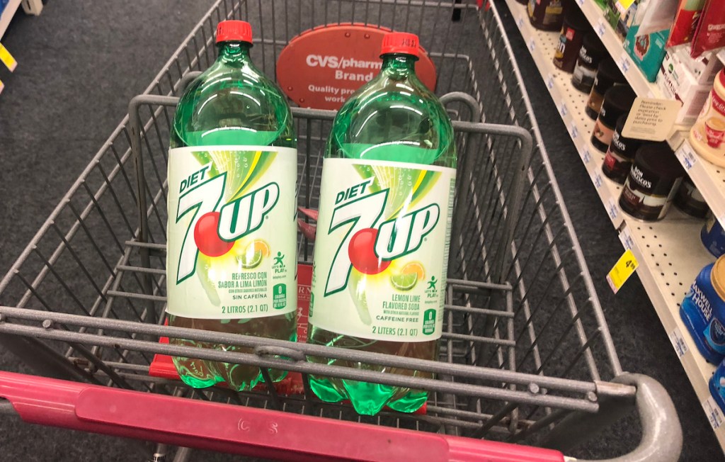 7UP 2L in CVS cart