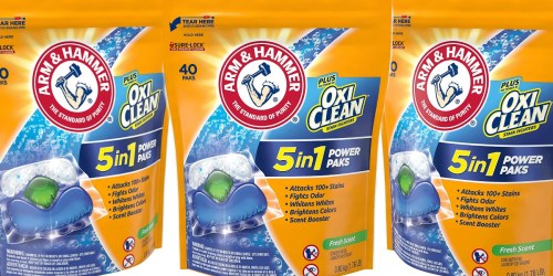 Arm & Hammer PowerPaks 120-Count Only $12.83 on Amazon