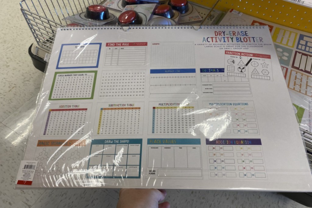 dry erase activity blotterat target in hand in store