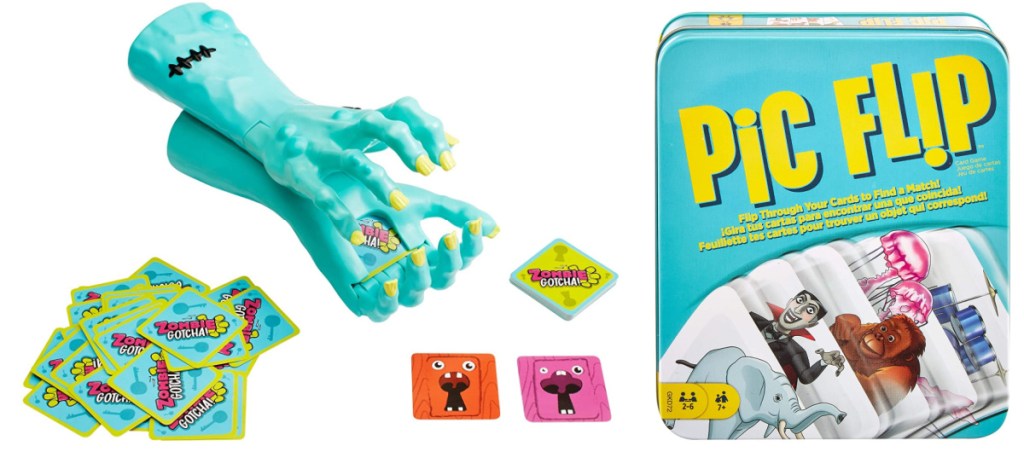 mattel zombie gotcha game and pic flip