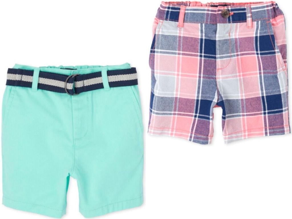 two pairs of boys shorts