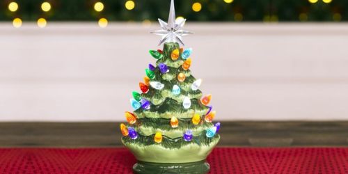 Hand-Painted Ceramic Tabletop Christmas Trees Only $16 Shipped (Regularly $26)