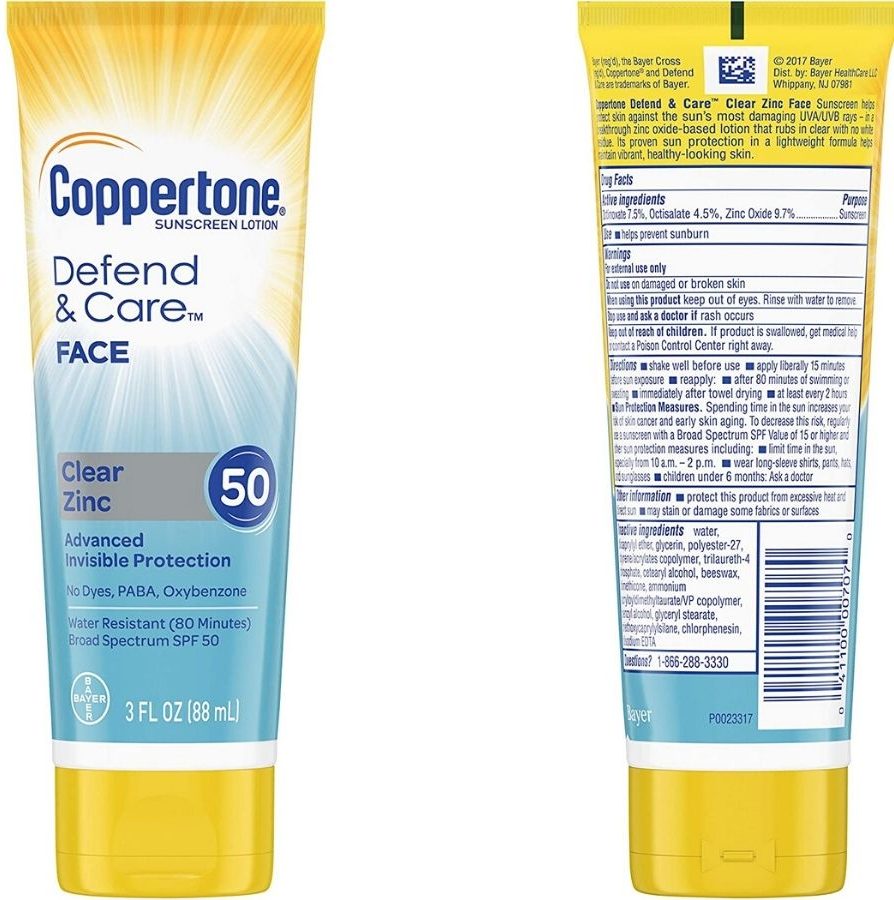 two bottles of sunscreen