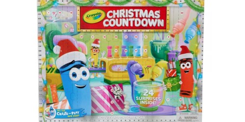 Crayola Christmas Countdown Advent Calendar Only $7.99 on Kohls.online (Regularly $15)