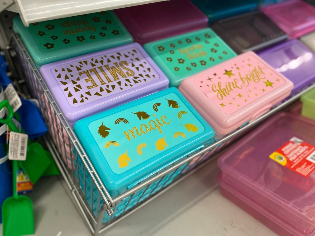 Dollar Tree Pencil Box